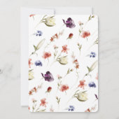 Invitation Stylish Fantasy Floral Birthday Party (Dos)