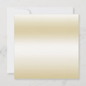 Invitation Stylish Gold Sash MerciGiving (Dos)