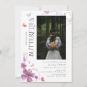 Invitation Stylish Il Me Donne La Fête des mariées Photo Papi (Devant)