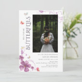 Invitation Stylish Il Me Donne La Fête des mariées Photo Papi (Debout devant)