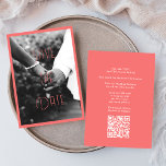 Invitation Stylish Pink Couple Romantic Photo Enregistrer la<br><div class="desc">Voici notre "Stylish Pink Couple Romantic Photo Save the date Invitation" - une façon vibrante et mémorable d'annoncer votre journée spéciale. Célébrez votre histoire d'amour unique avec cette invitation captivante avec un étonnant jeu de couleurs roses chaudes. L'inclusion d'une photo captivante des mains du couple ajoute une touche personnelle et...</div>