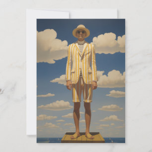 Invitation Stylish Retro Beachwear Ftriking Summer Fashion