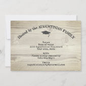 Invitation Stylish Rustic Photo Graduation (Dos)