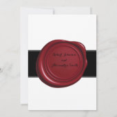 Invitation Stylo à plume et Mariage Inkwell (Dos)