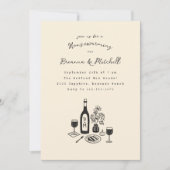 Invitation Stylo Enk Whimsical Main Draktail House Party (Devant)