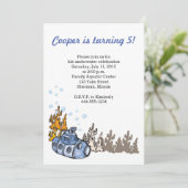 Invitation submersible de partie (Debout devant)