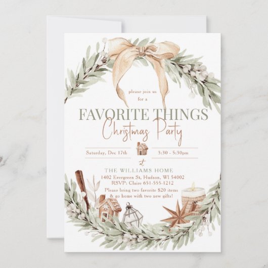 Invitation SubtleGreens (Devant)