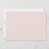 INVITATION SUBTÔT BLUSH ROSE FLORE PREMIER SAINT COMMUNION (Dos)