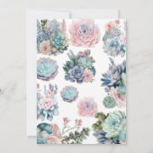 Invitation Succulent | Baby shower Pastel (Dos)