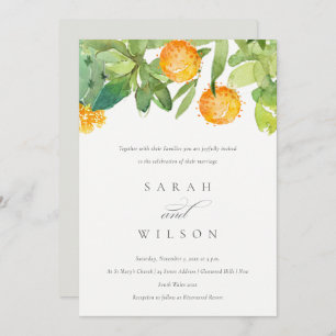 INVITATION SUCCULENT CACTUS JARDIN FLORAL MARIAGE DE COULEUR 