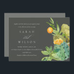 INVITATION SUCCULENT CACTUS JARDIN FLORAL MARIAGE DE COULEUR<br><div class="desc">Si vous avez besoin d'une personnalisation ou d'autres éléments correspondants,  n'hésitez pas à me contacter à l'adresse yellowfebstudio@gmail.com</div>
