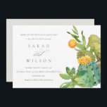 INVITATION SUCCULENT CACTUS JARDIN FLORAL MARIAGE DE COULEUR<br><div class="desc">Si vous avez besoin d'une personnalisation ou d'autres éléments correspondants,  n'hésitez pas à me contacter à l'adresse yellowfebstudio@gmail.com</div>