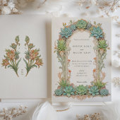 Invitation Succulent Nouveau Mariage