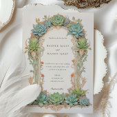 Invitation Succulent Nouveau Mariage