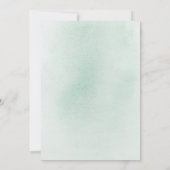 Invitation Succulent Verdure Cute Élégant Baby shower (Dos)