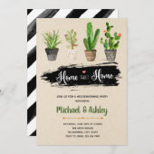 Invitation succulente de partie de pendaison de (Devant / Derrière)