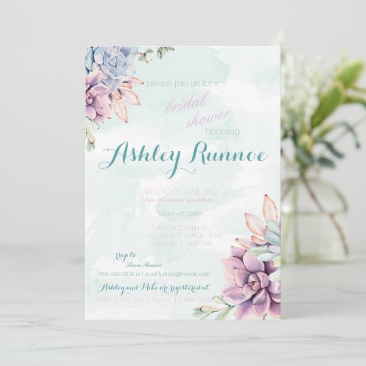 Invitation Succulente du Parti (Debout devant)