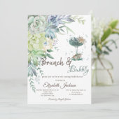 Invitation Succulents Cocktail Brunch & Bubbly (Debout devant)