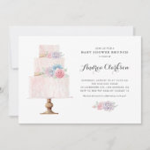 Invitation Succulents de gâteaux à carreaux de roussaille Bab (Devant)