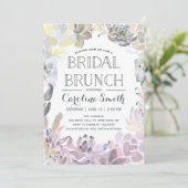 Invitation Succulents d'eau | Brunch nuptial (Debout devant)