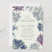 Invitation Succulents Verdure Mariage botanique (Devant)