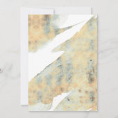 Invitation Succulents Verdure Or Aquarelles Anniversaire (Dos)