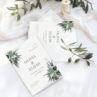 Invitation Succulents vintages Floraux