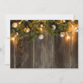 Invitation Succursale de Pins Rustiques LUNDI DÉJEUNER (Dos)