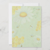 Invitation Sucré comme peut être Baby shower (Dos)