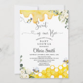 Invitation Sucré comme peut être Baby shower (Devant)