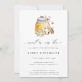 Invitation Sucré comme peut être Baby shower (Devant)