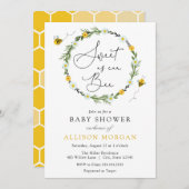 Invitation Sucré comme peut être Baby shower (Devant / Derrière)