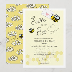 Invitation Sucré comme peut être Baby shower jaune clair par 