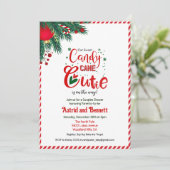 Invitation Sucre de canne Cutie Baby shower de vacances Invit (Debout devant)