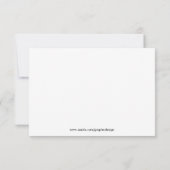 Invitation Sucre de canne de Noël (Dos)