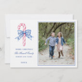 Invitation Sucre de canne rose et bleu (Devant)