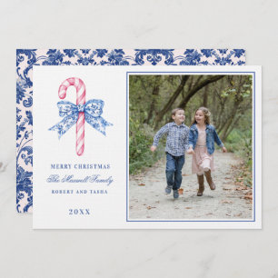 Invitation Sucre de canne rose et bleu