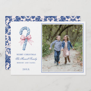 Invitation Sucre de canne rose et bleu