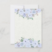 Invitation Sucre Floral & Épices & Tout Nice Baby shower (Dos)