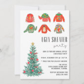 Invitation Sucre moche Bureau Noël Fête de Noël (Devant)