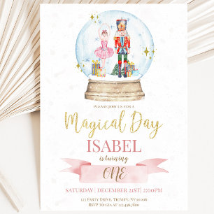 Invitation Sucre Plum Fairy and Nutcracker Magique Anniversai