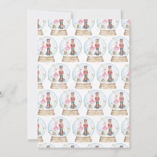 Invitation Sucre Plum Fairy and Nutcracker Magique Anniversai (Dos)