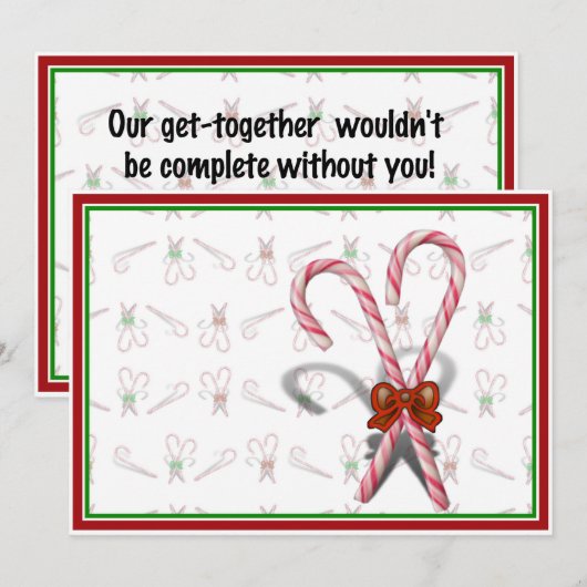 Invitation Sucres de canne (Devant / Derrière)