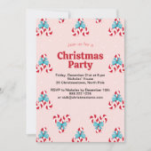 Invitation Sucres de canne doux et vaches Noël (Devant)