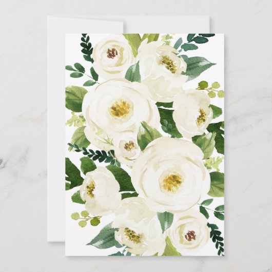 Invitation Sud | Floral Backing Nothing Fancy Just Love (Dos)