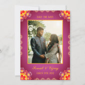 Invitation Sudh Desi Mariage hindou indien Ganesha Logo Chakr (Dos)