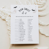 Invitation SUGARBOO Comme c'est doux Jeu de Bébé Halloween