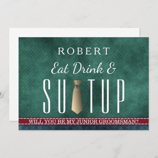 Invitation Suit-up Seras-tu mon marionnettiste ? (Devant / Derrière)