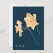 Invitation Suite de Mariage botanique vintage (Dos)