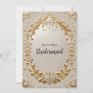 Invitation Suite d'invitation Baroque Royale : Grandeur dorée